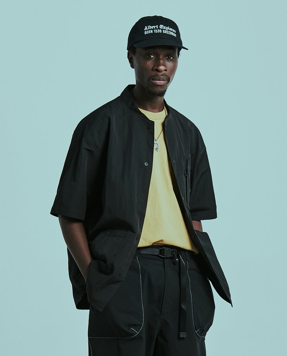 UNIFORM BRIDGE AE LOGO CAP - BLACK