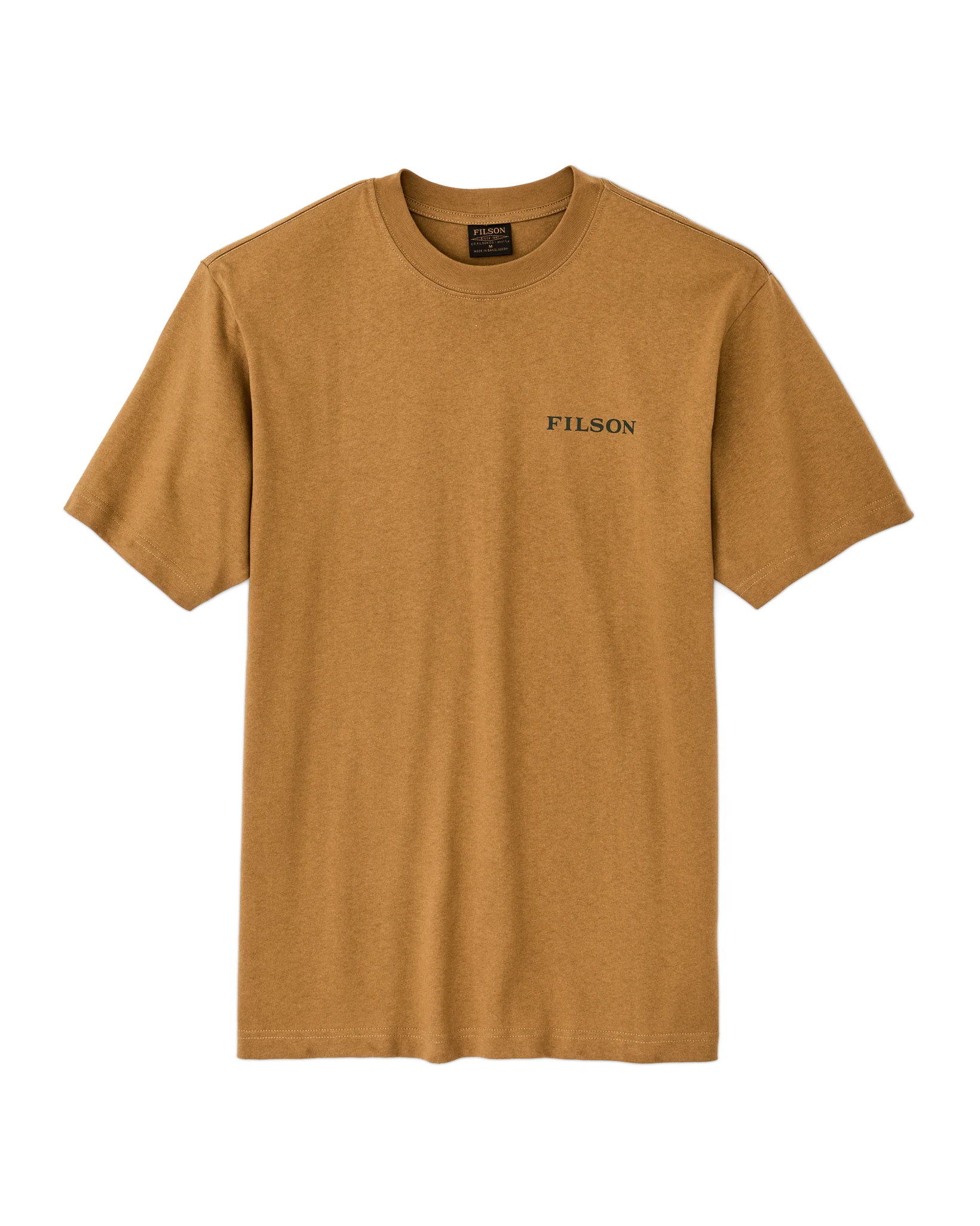 Filson Frontier Logo T-Shirt — Golden Tan — front view