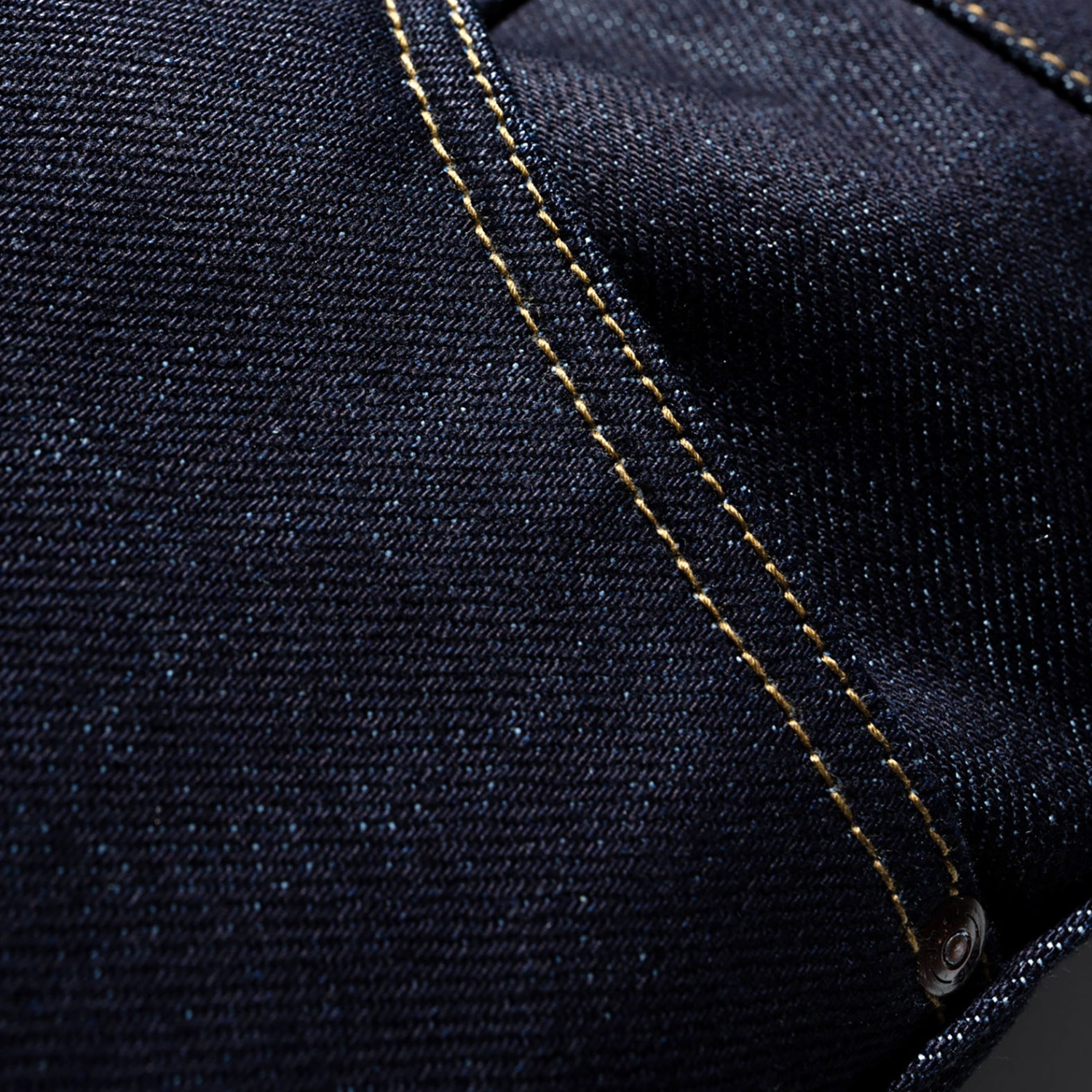 Big John M104G — goatskin leather patch on back waistband