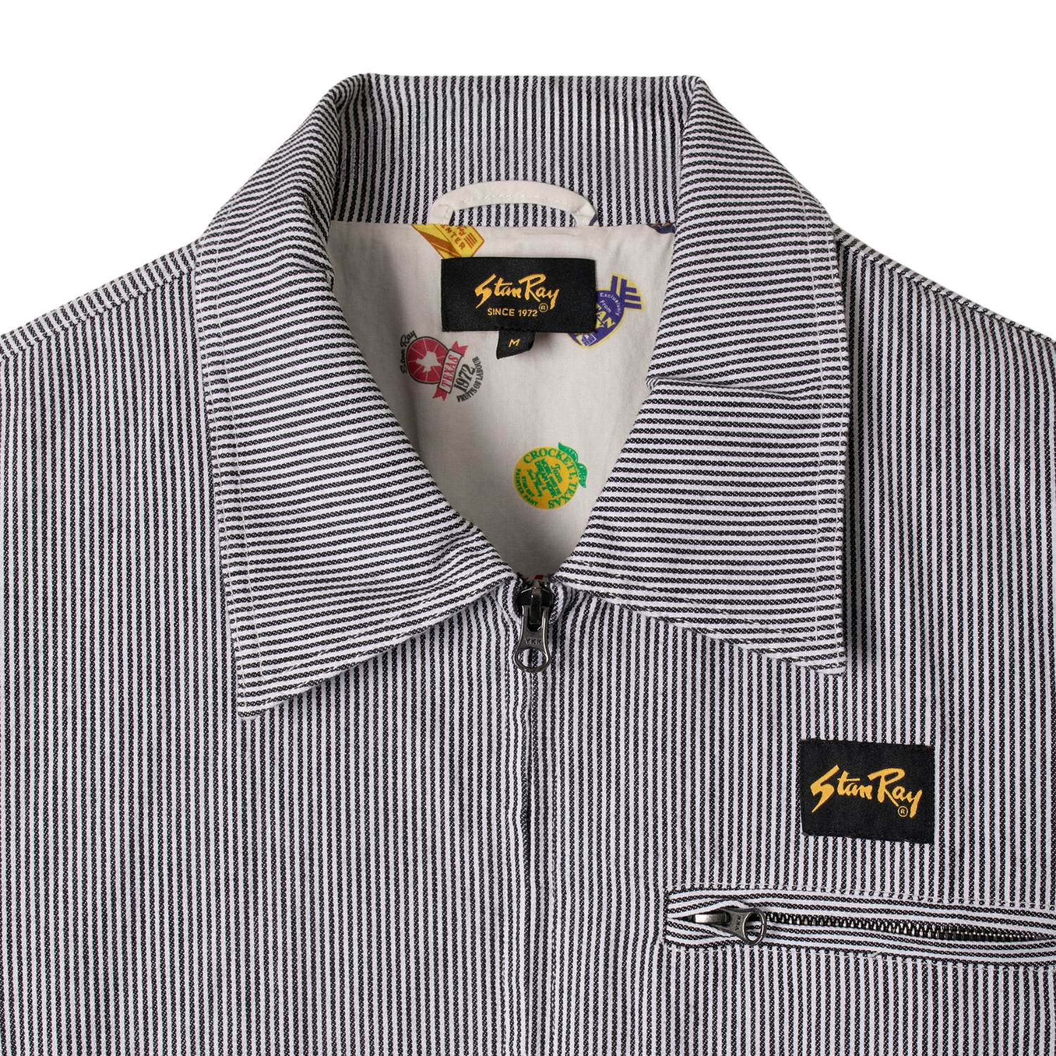 STAN RAY GAS JACKET - AGED HICKORY STRIPE