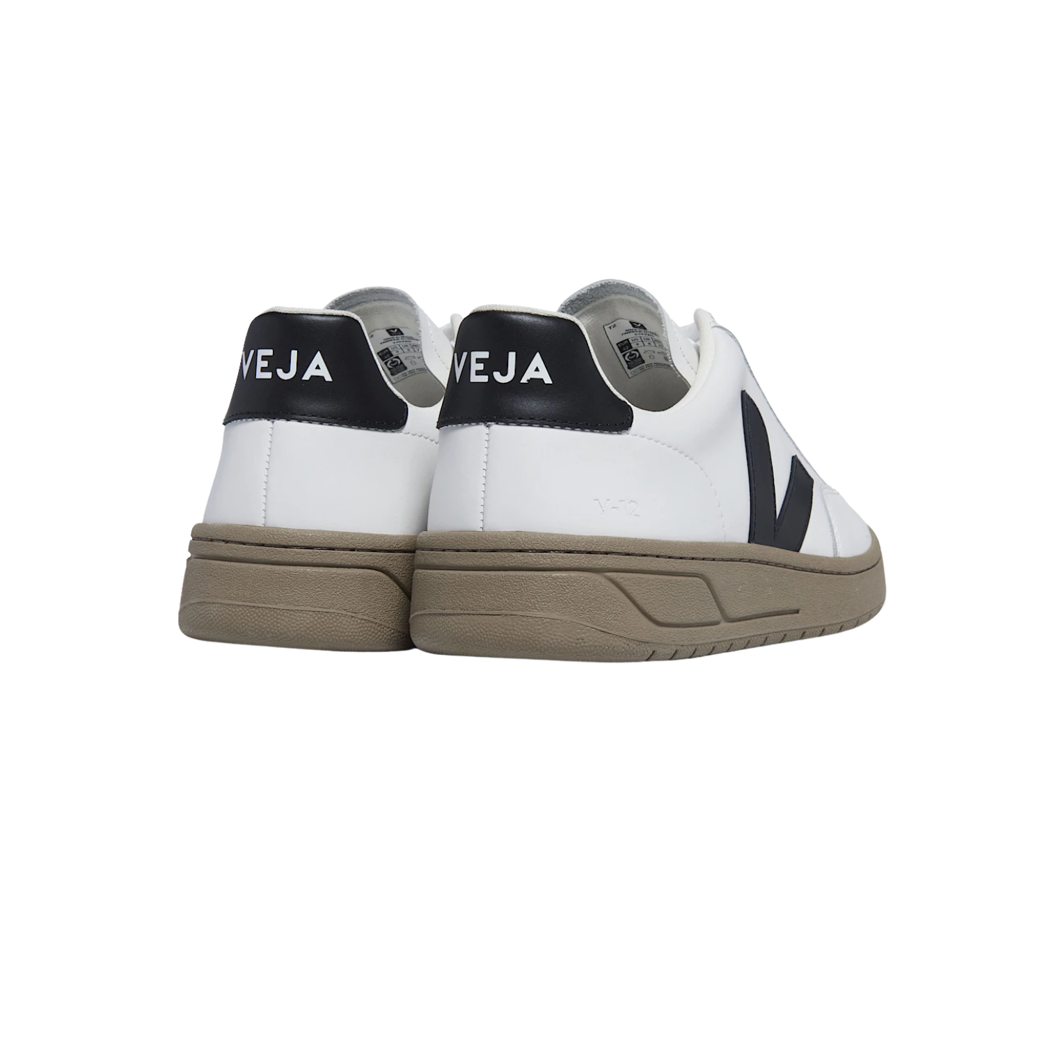 VEJA V-12 - EXTRA-WHITE/BLACK/DUNE