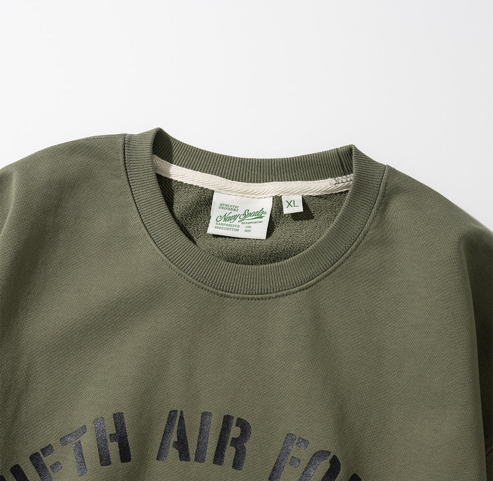 UNIFORM BRIDGE 5TH AIR FORCE SWEATSHIRTS - OLIVE
