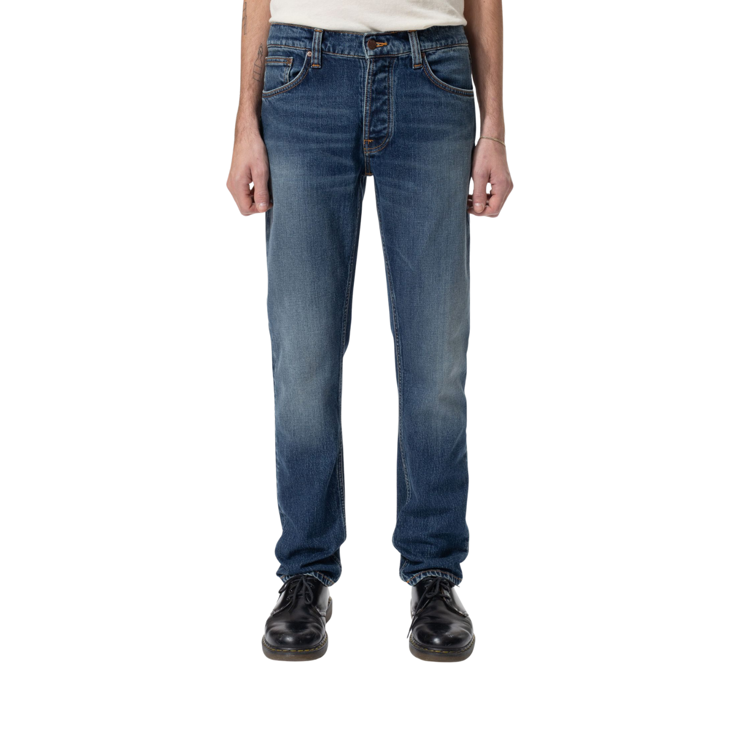 NUDIE Solid Ollie - Wild Blue