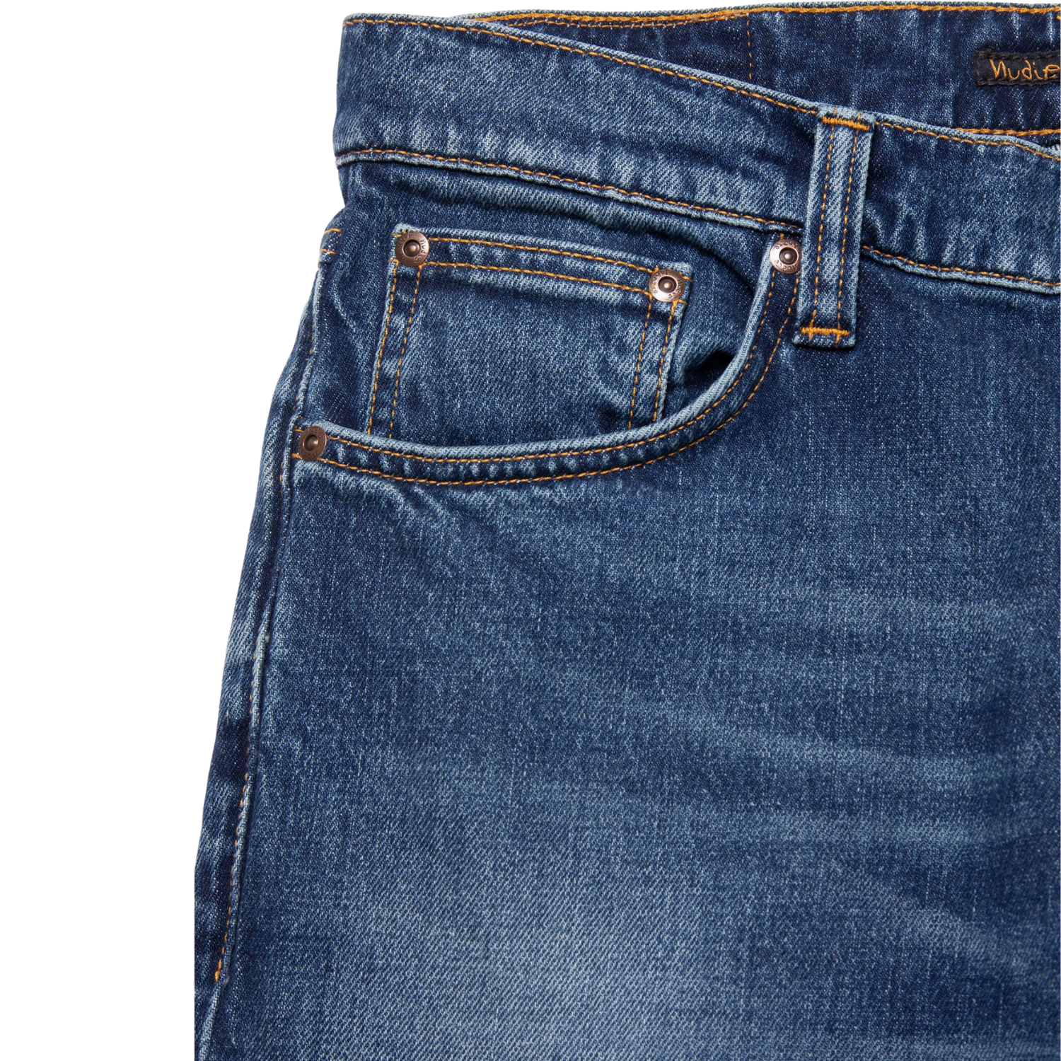 NUDIE Solid Ollie - Wild Blue