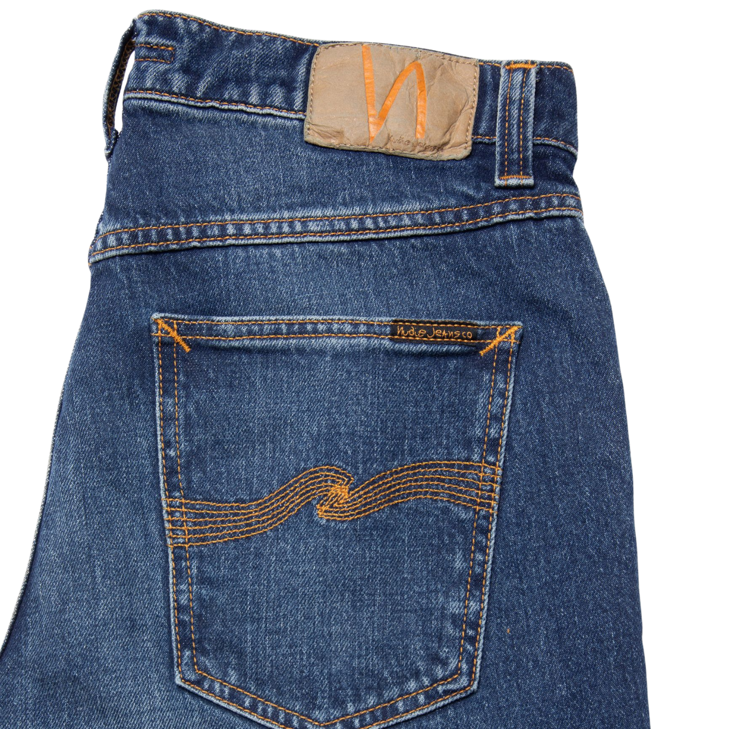 NUDIE Solid Ollie - Wild Blue