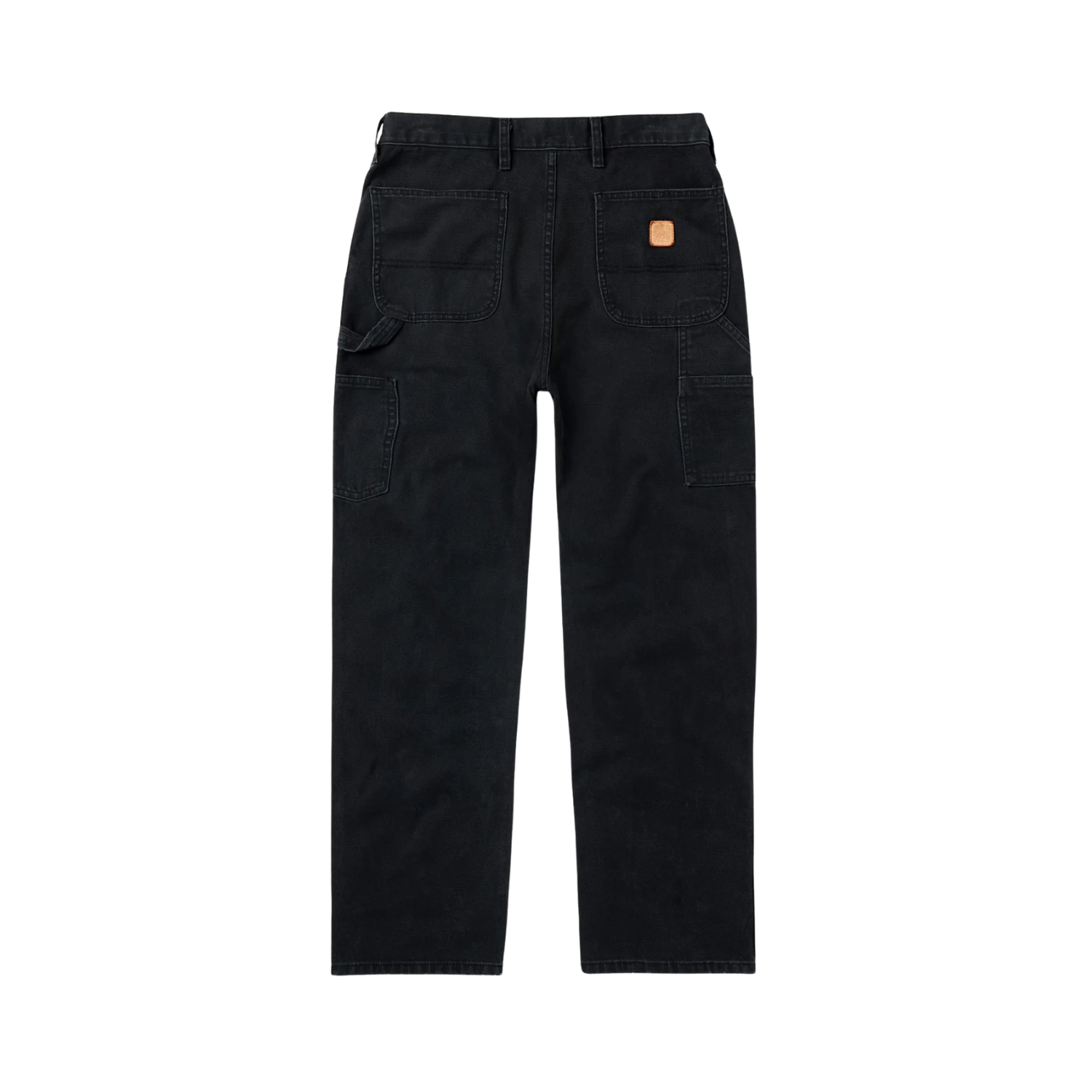 ONE OF THESE DAYS CANVAS PAINTERS PANT - BLACK