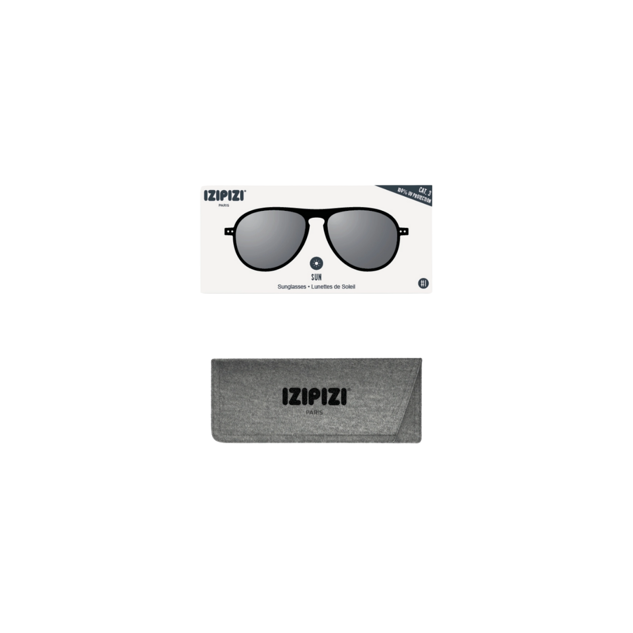 IZIPIZI SUN I BLACK - BLACK