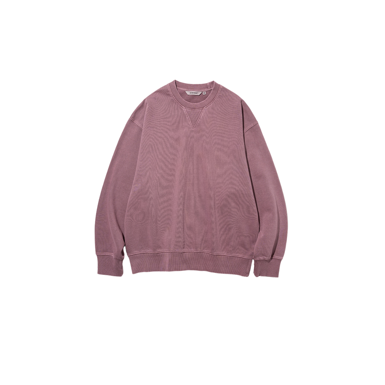 UNIFORM BRIDGE BASIC DYEING SWEATSHIRT - PIGMENT RED