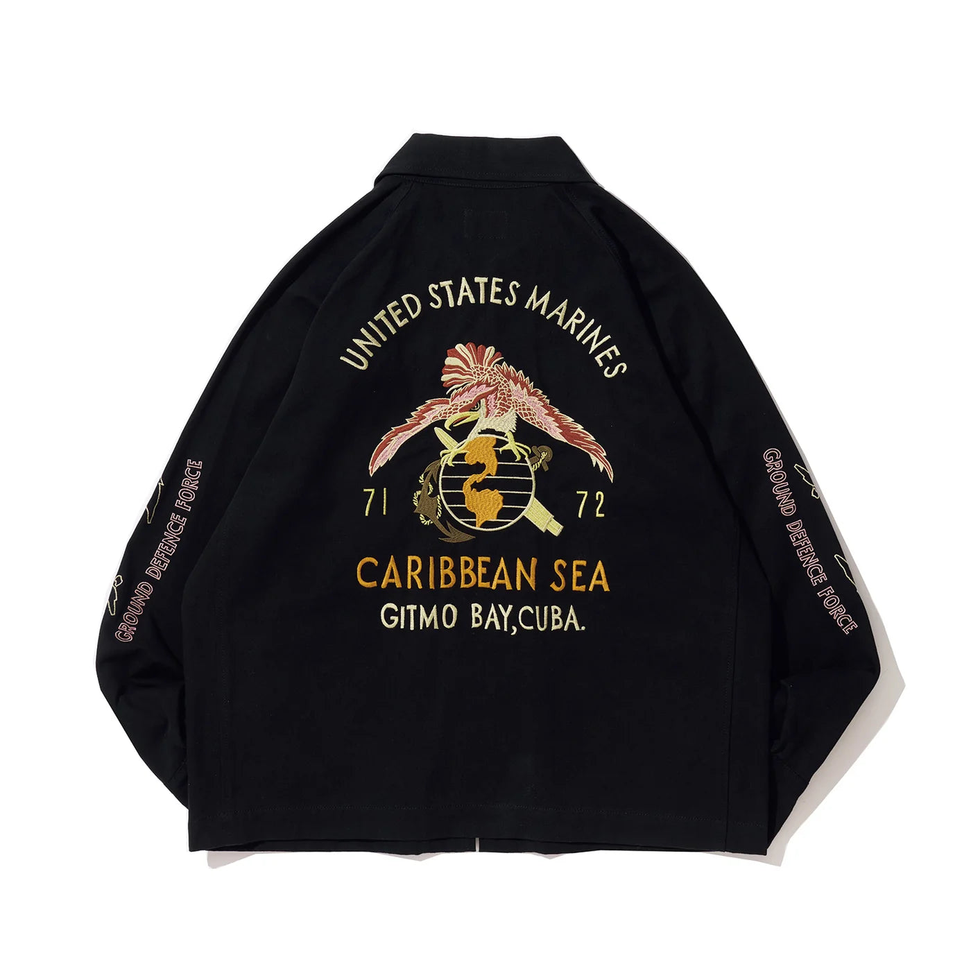 PHERROWS CUBAN SOUVENIR JACKET - BLACK
