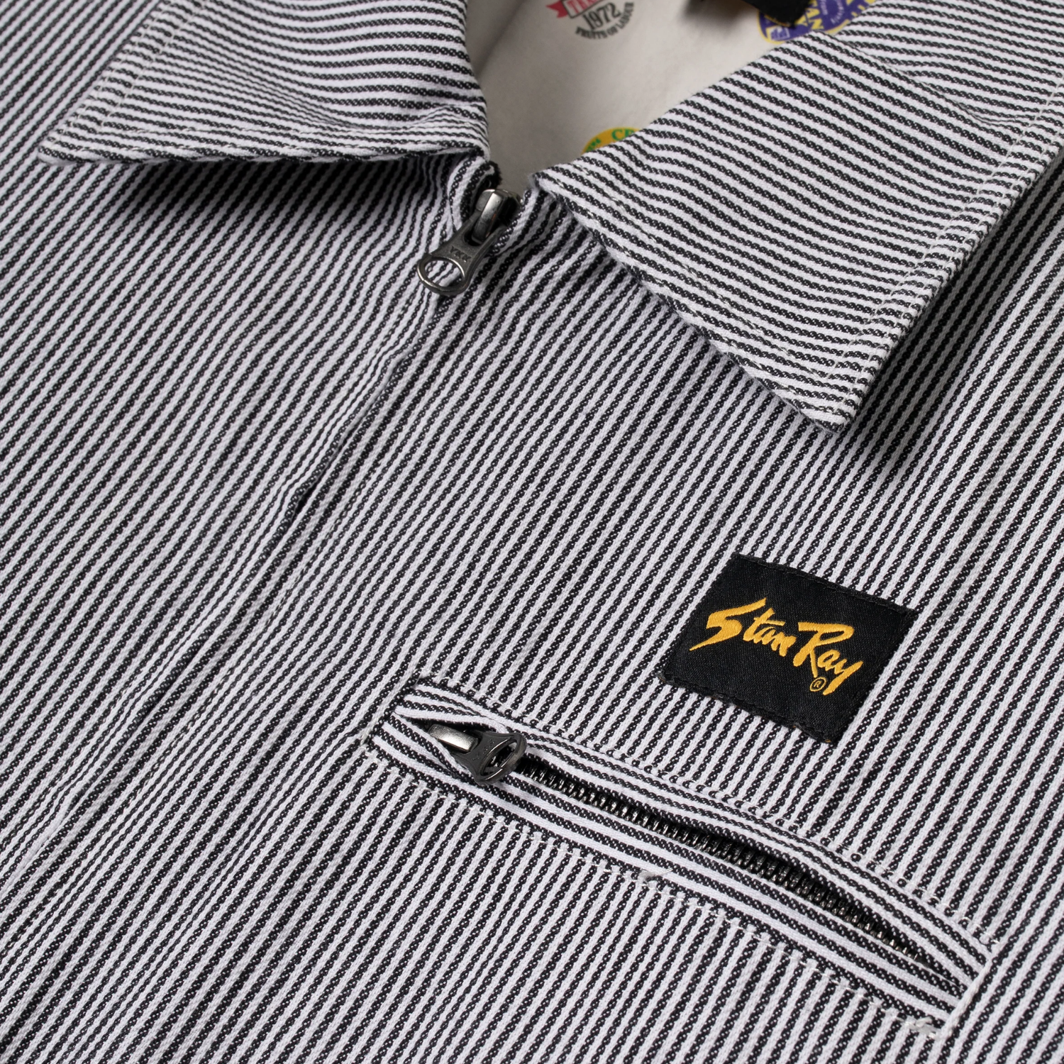 STAN RAY GAS JACKET - AGED HICKORY STRIPE