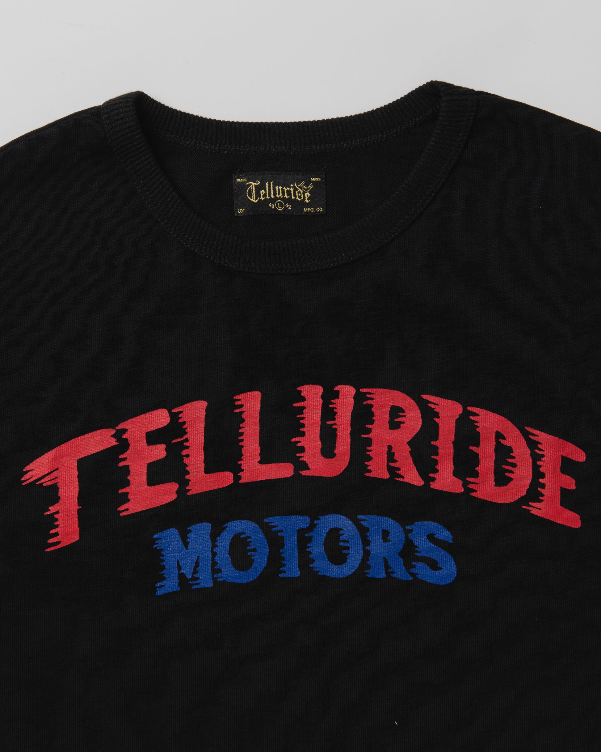 TELLURIDE MOTOR LOGO TEE - BLACK