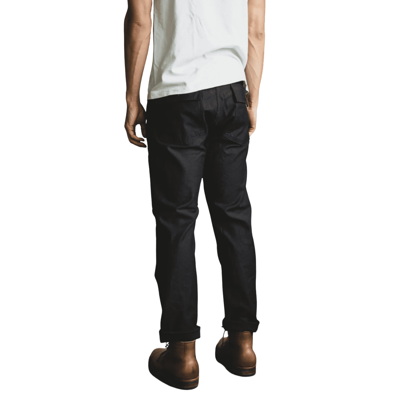 ORSLOW SLIM FIT FATIGUE PANTS - BLACK