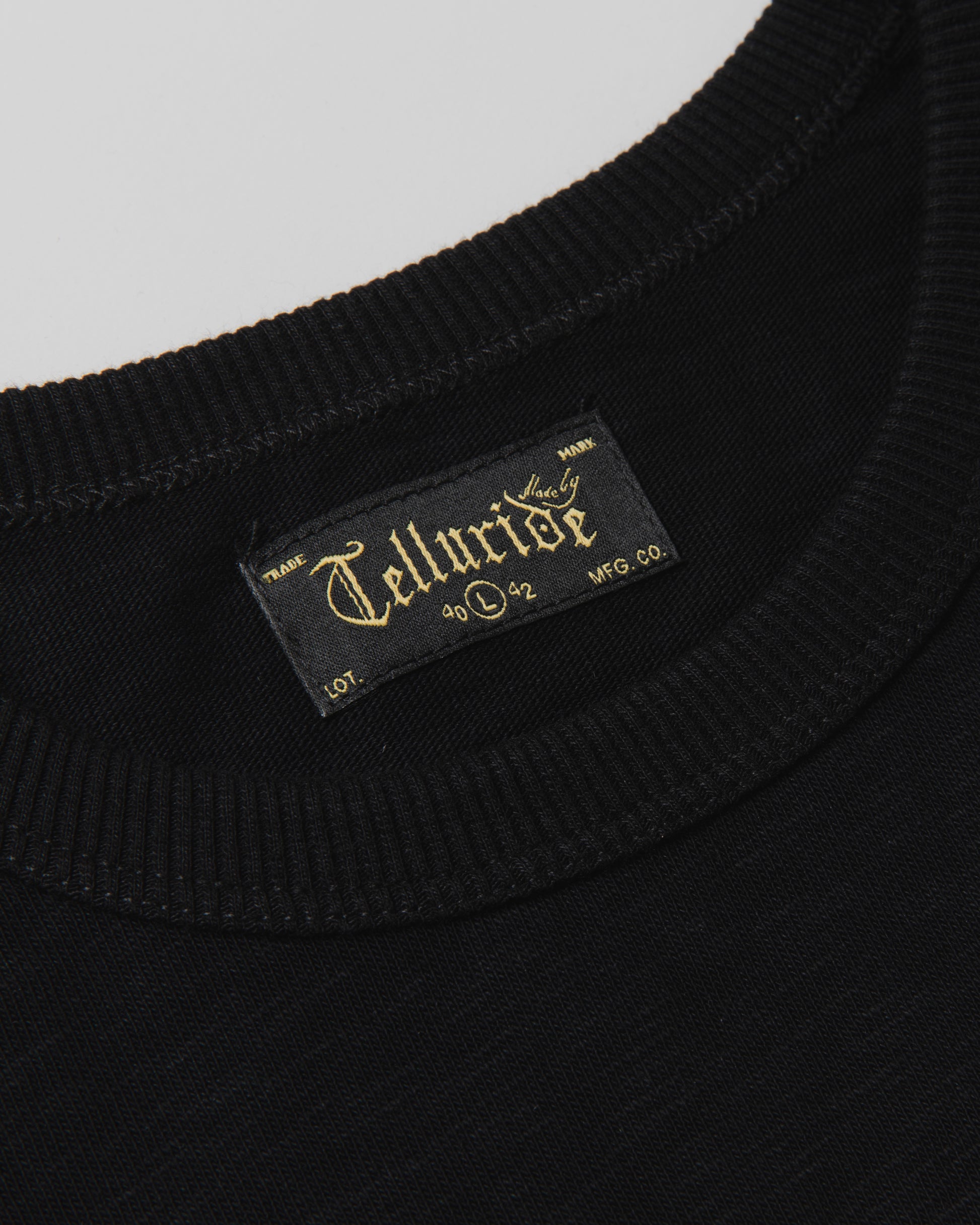 TELLURIDE MOTOR LOGO TEE - BLACK