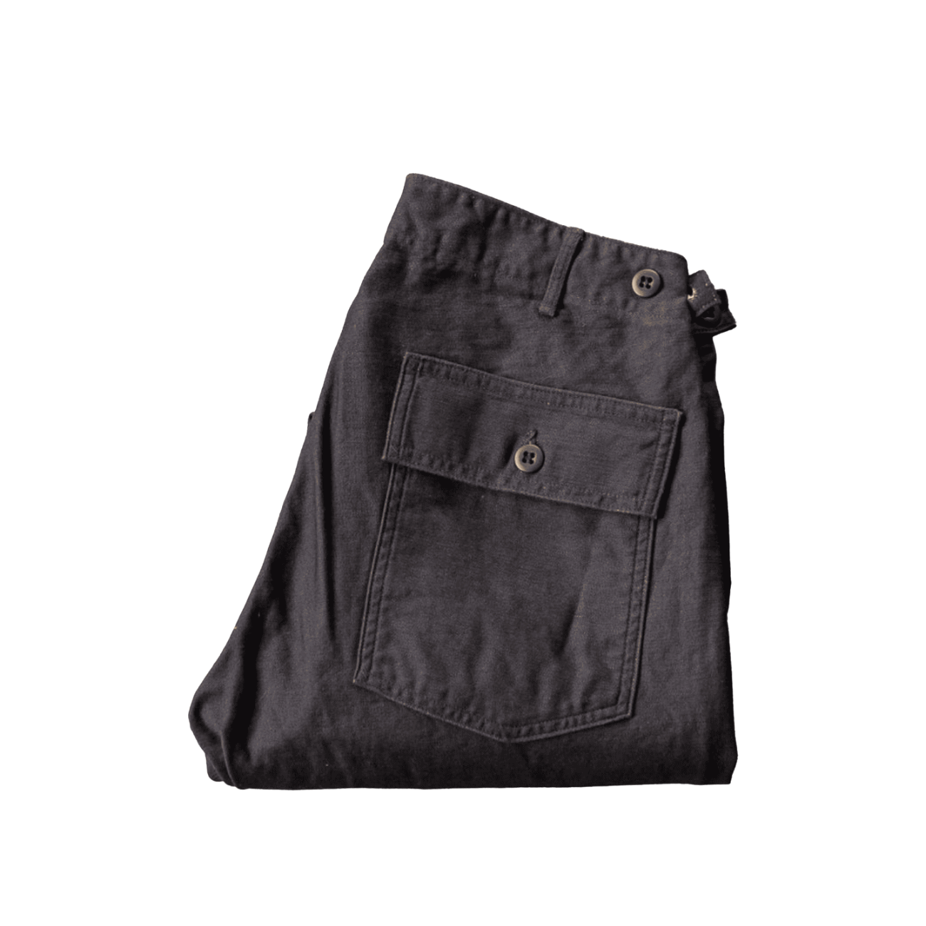 ORSLOW SLIM FIT FATIGUE PANTS - BLACK