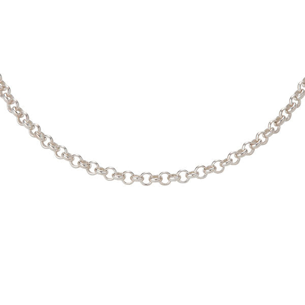 Saad Komaru Rhodium Plated Width 2mm Chain RM — view 3