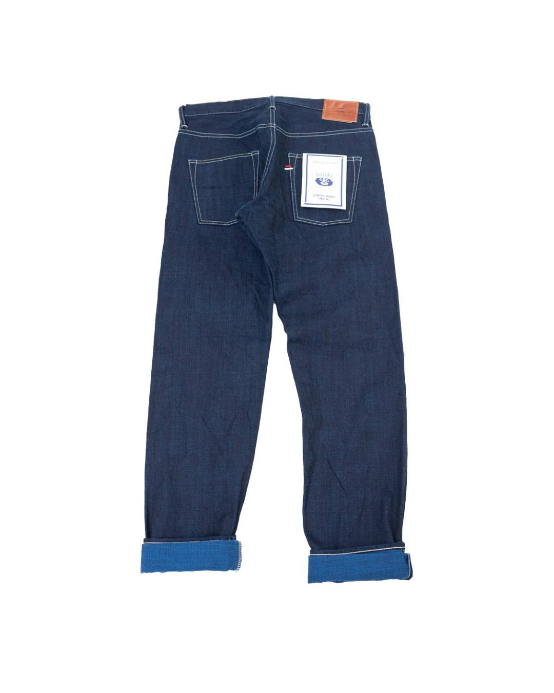 TANUKI YURAI REGULAR STRAIGHT - INDIGO X COBALT BLUE