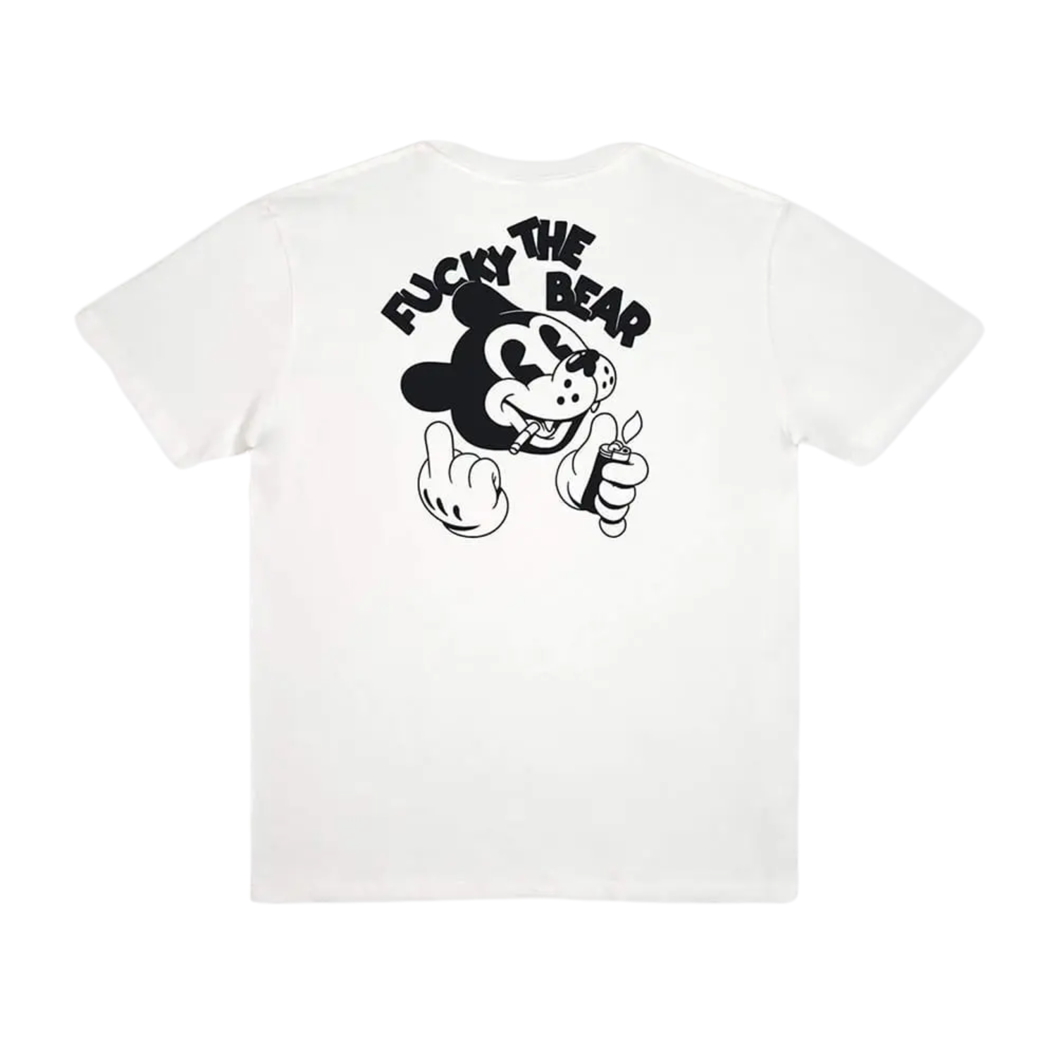 THE DUDES FUCKY T-SHIRT - OFF-WHITE