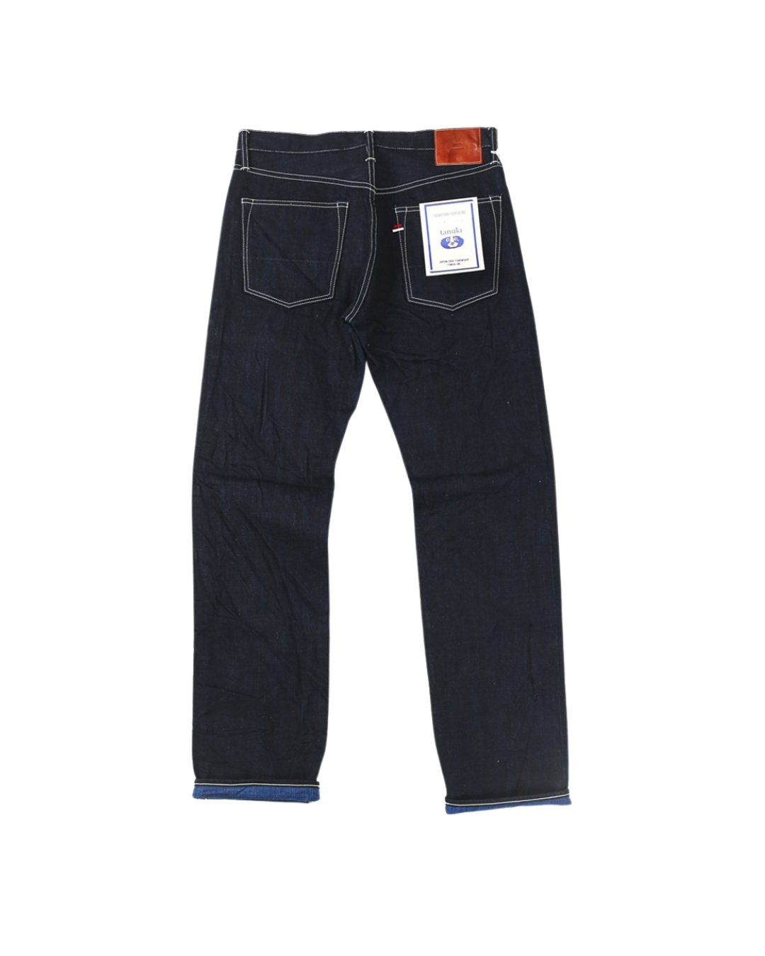 TANUKI YURAI HIGH TAPERED - INDIGO X COBALT BLUE