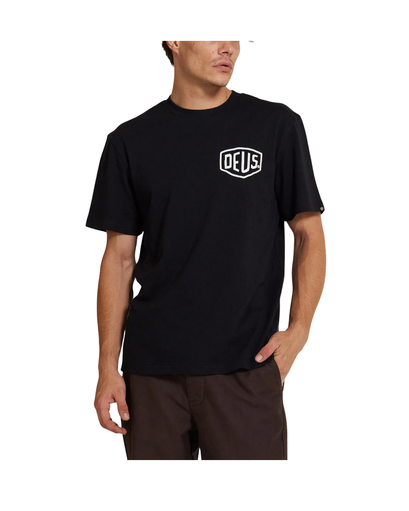 Deus Ex Machina Frontage Tee — Black — view 3