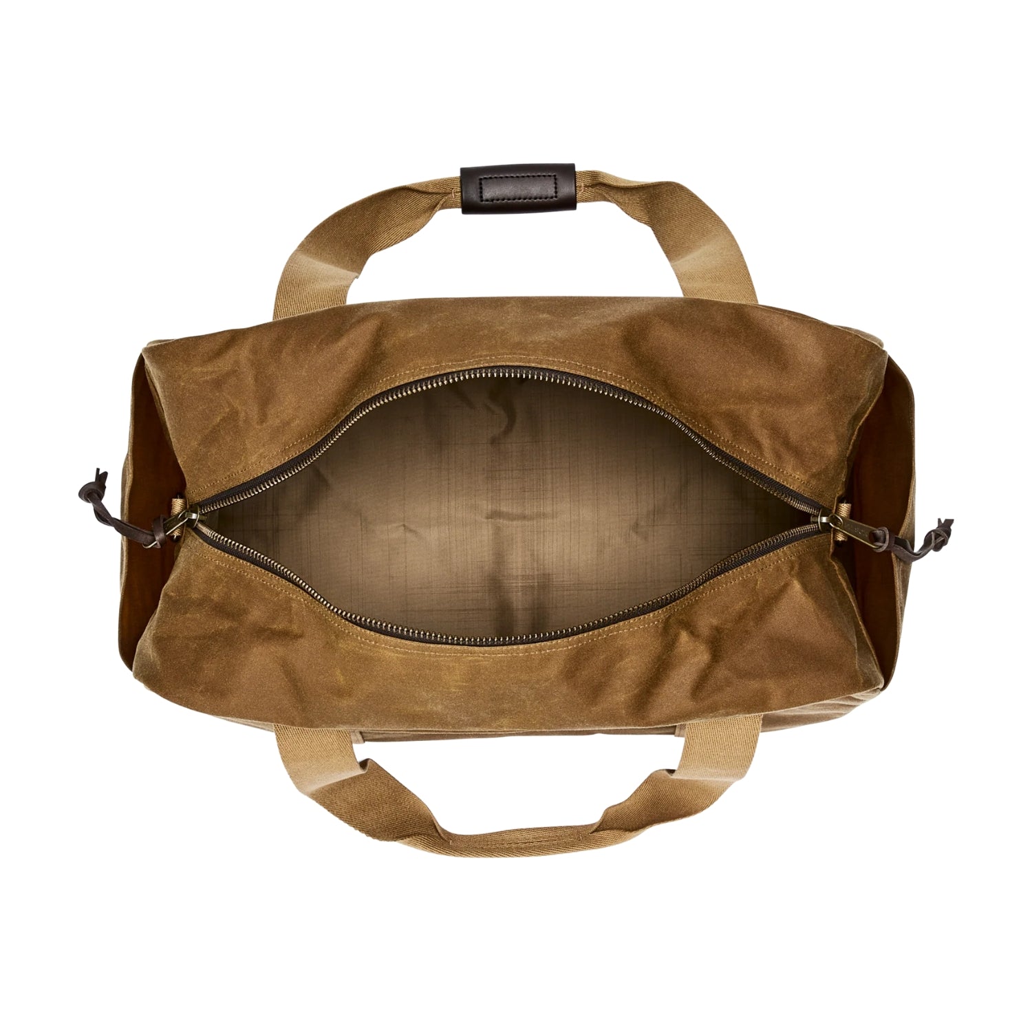 Filson Medium Tin Cloth Duffle Bag — Dark Tan — view 2