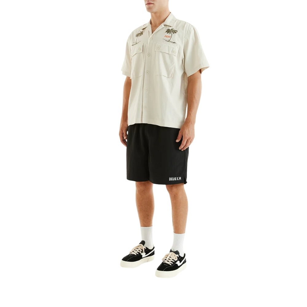 DEUS EX MACHINA STRANDED FATIGUE SHIRT - DIRTY WHITE