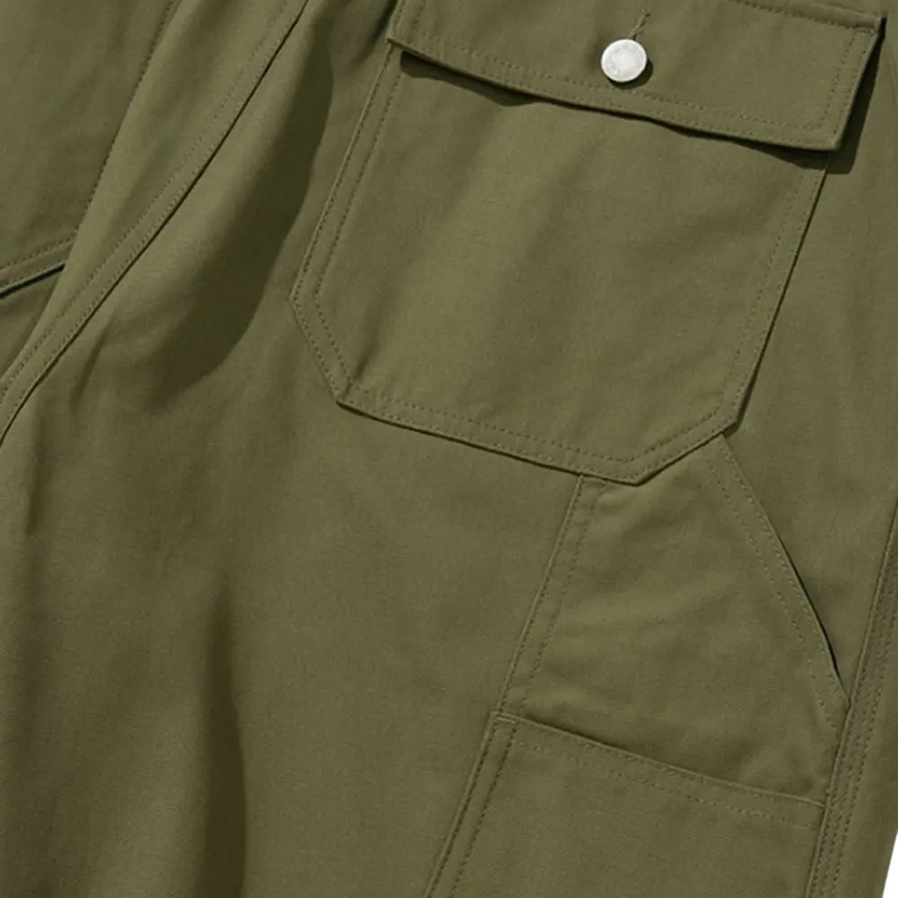 UNIFORM BRIDGE CANVAS CARPENTER PANTS - OLIVE