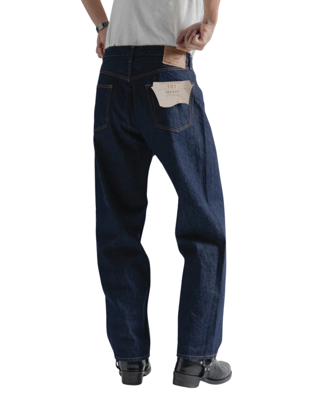 ORSLOW 101 DADS FIT DENIM PANTS - ONE WASH