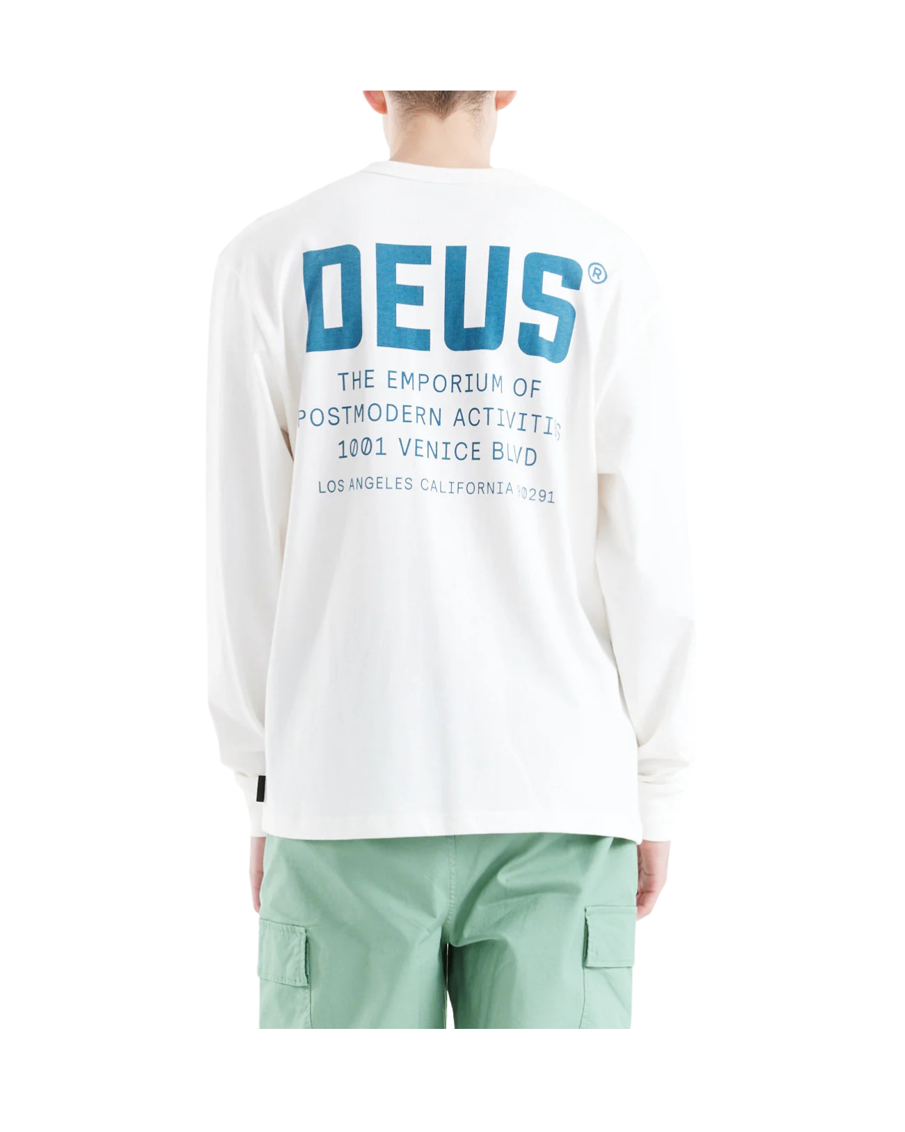 DEUS EX MACHINA JONES LS TEE - VINTAGE WHITE