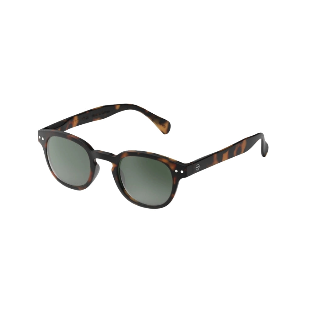 Izipizi Sun C Tortoise Green Lenses — Tortoise — view 2