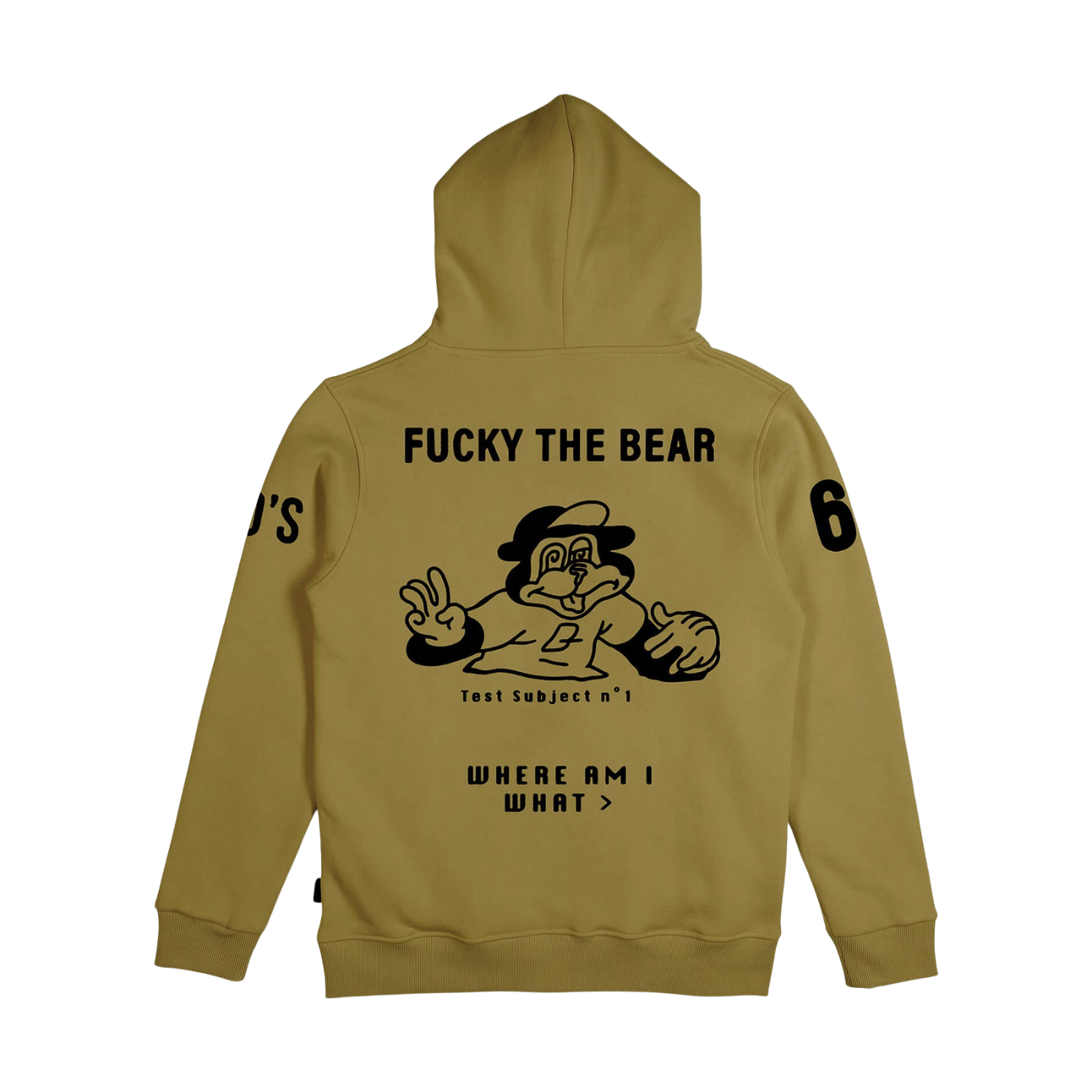 THE DUDES TEST SUBJECT #1 HOODY - ALMOND MILK