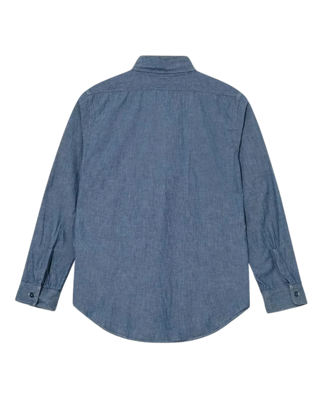 ORSLOW SLIM FIT CHAMBRAY WORK SHIRT - CHAMBRAY