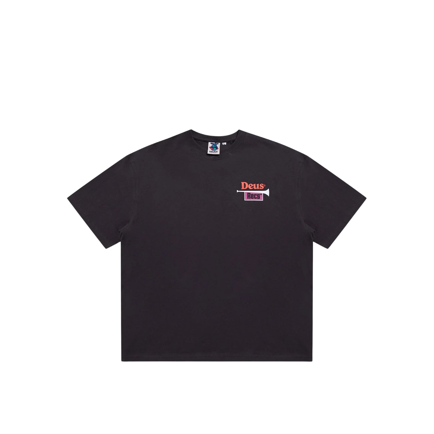 DEUS EX MACHINA BRASSWORKS TEE - ANTHRACITE
