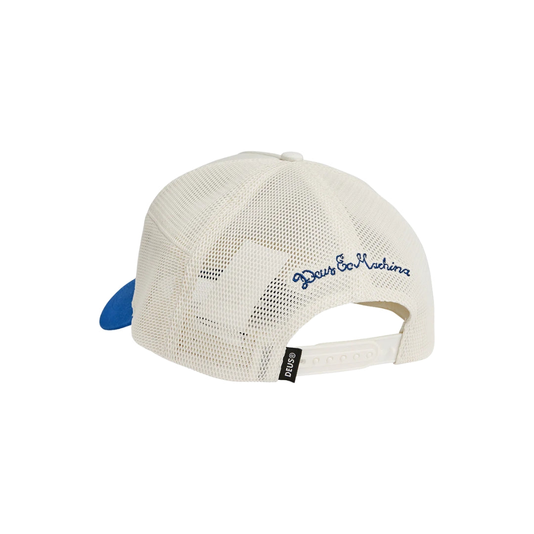 DEUS EX MACHINA BENONI TRUCKER - WHITE-BLUE