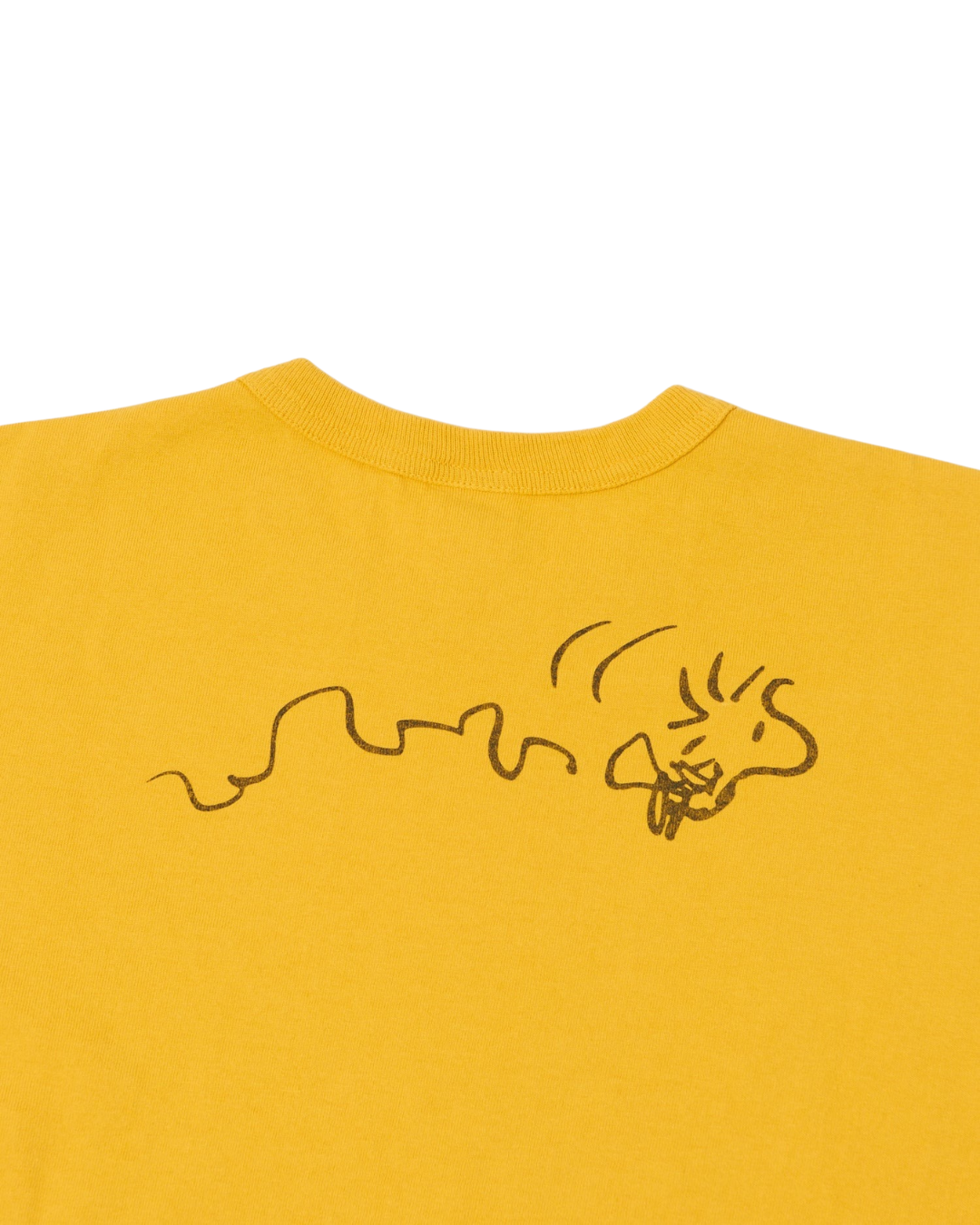 TOYS MCCOY -SNOOPY TEE WOODSTOCK 69 PEACE & MUSIC - YELLOW