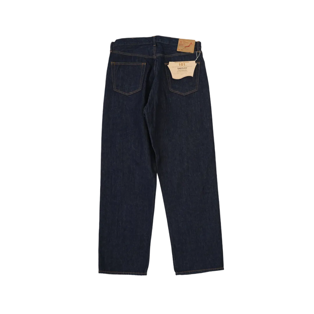 ORSLOW 101 DADS FIT DENIM PANTS - ONE WASH