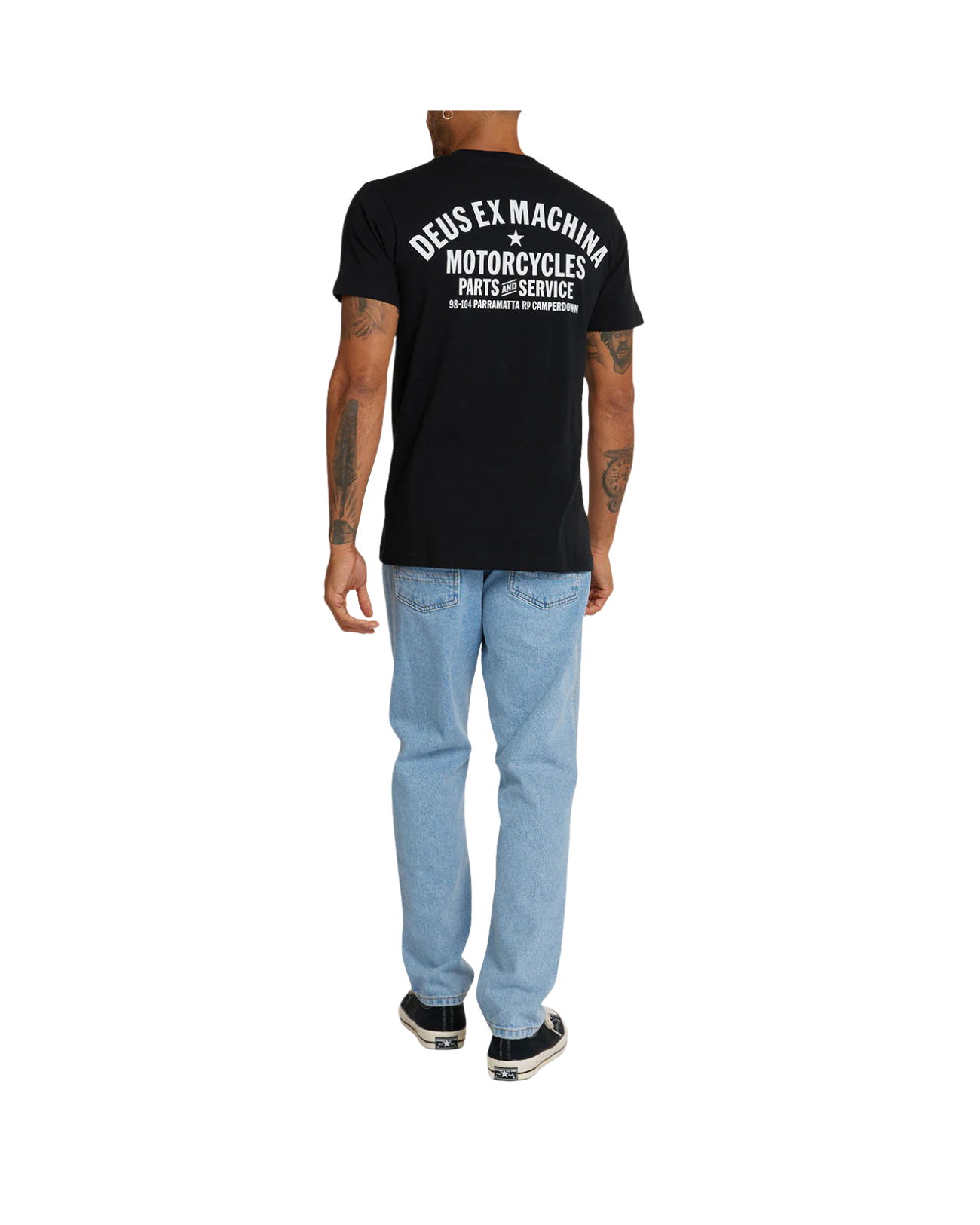 DEUS EX MACHINA CAMPERDOWN ADDRESS - BLACK