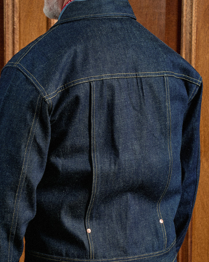 MILITORA LOT 807 SELVEDGE DENIM JACKET - INDIGO