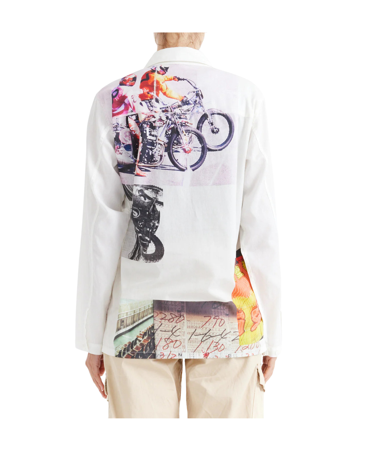 DEUS EX MACHINA IRVINE LS SHIRT - VINTAGE WHITE
