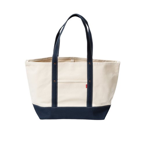 BIG JOHN VBTT45 CANVAS TOTE BAG - KINARI/NAVY