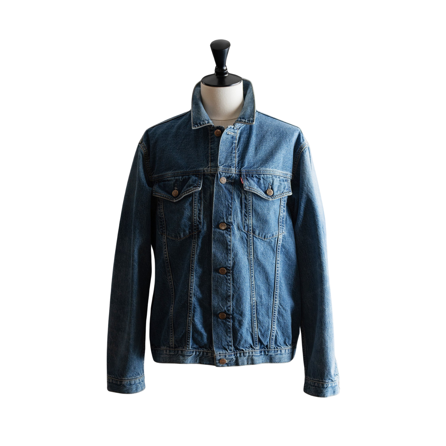 BIG JOHN M6010SL (AW) VINTAGE 60S CLASSIC TRUCKER JACKET - ANTIQUE WASH