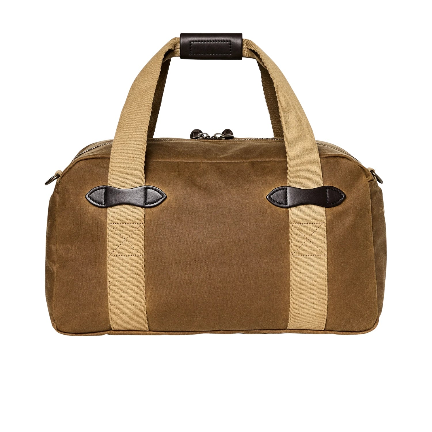 Filson Small Tin Cloth Duffle Bag — Dark Tan — view 4