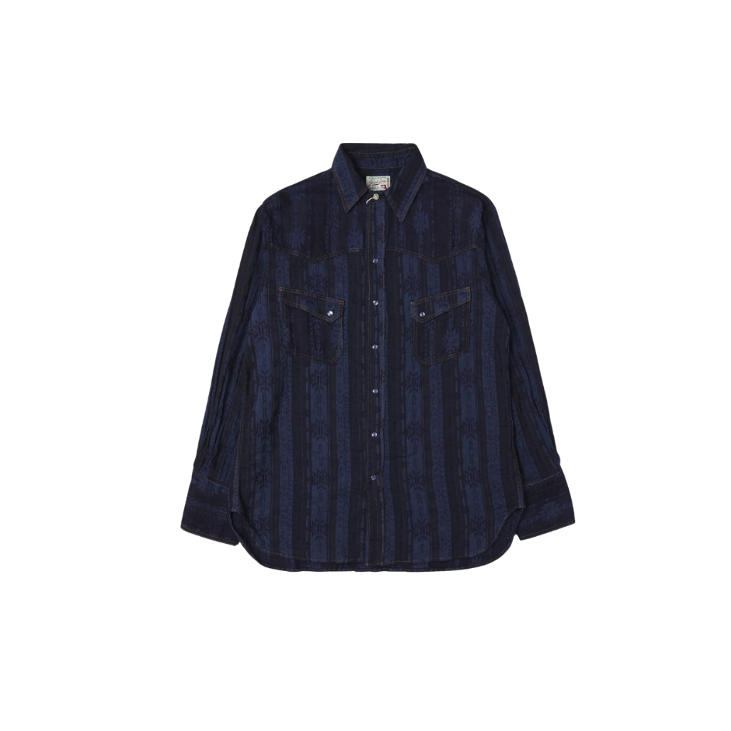 Graphzero Western Long Sleeve Shirt — Navajo