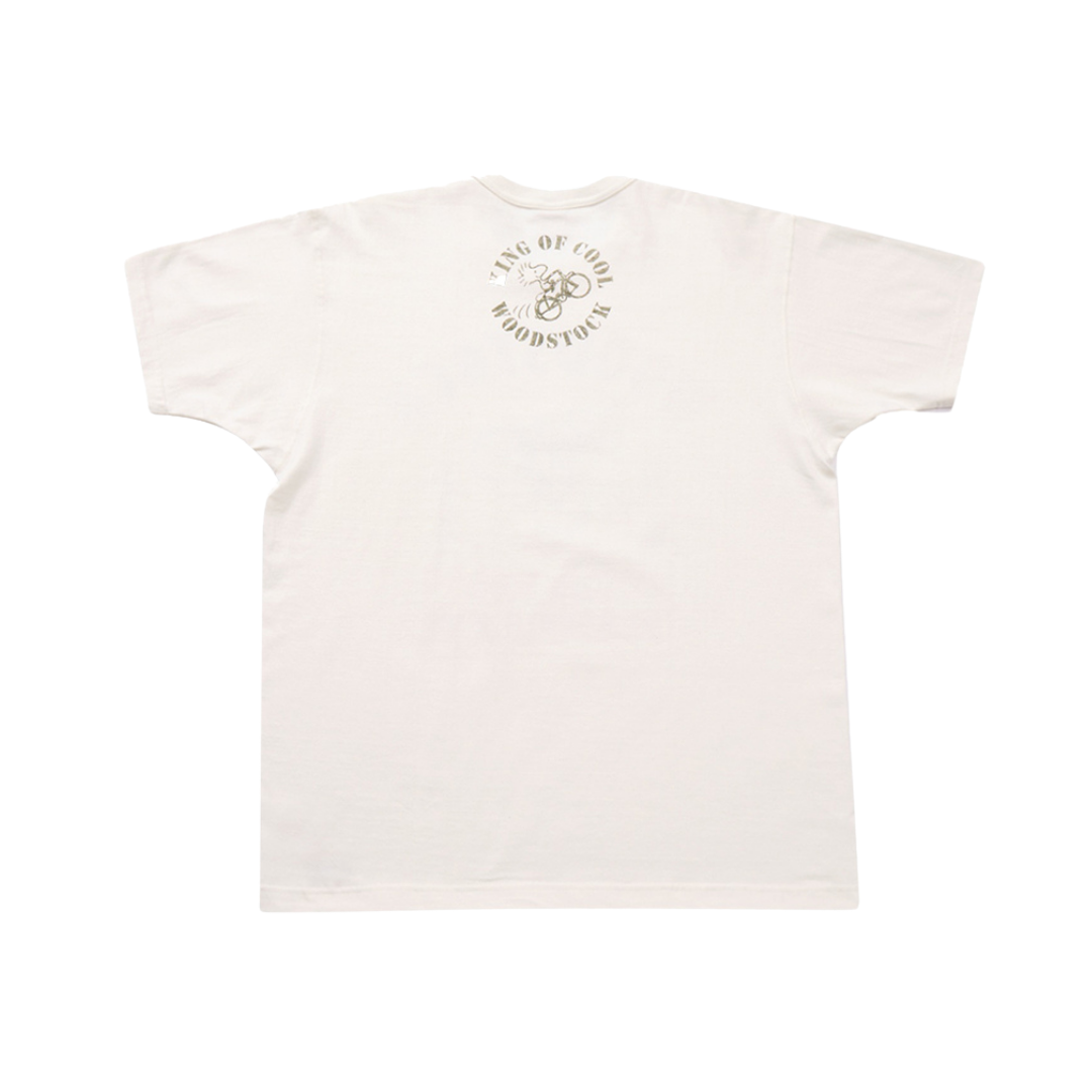 TOYS MCCOY PEANUTS TEE WOODSTOCK KING OF COOL - OFFWHITE