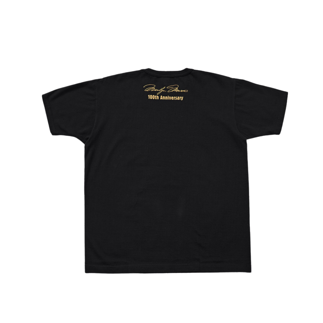 TOYS MCCOY MARILYN MONROE TEE 100TH ANNIVERSARY - BLACK
