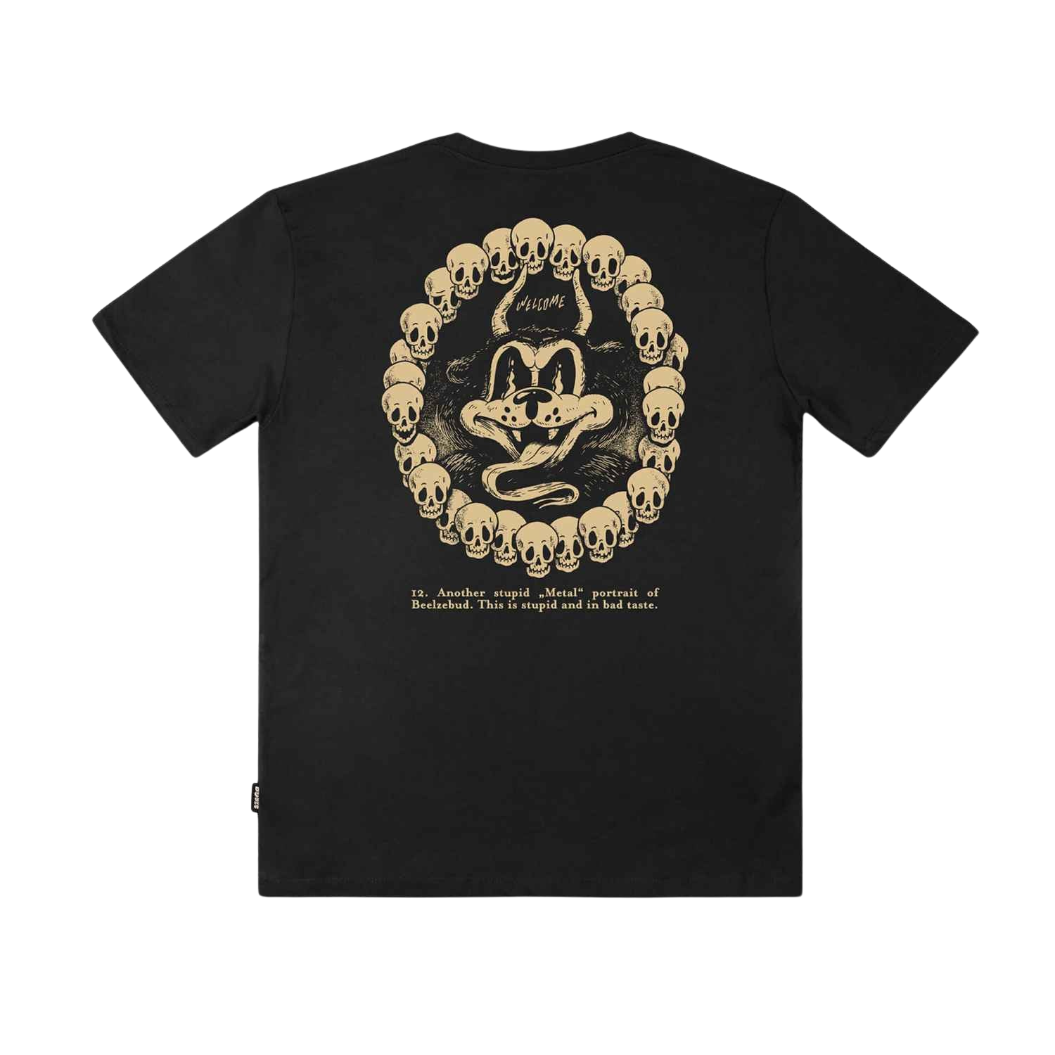 THE DUDES BELZEEBUD T-SHIRT - BLACK