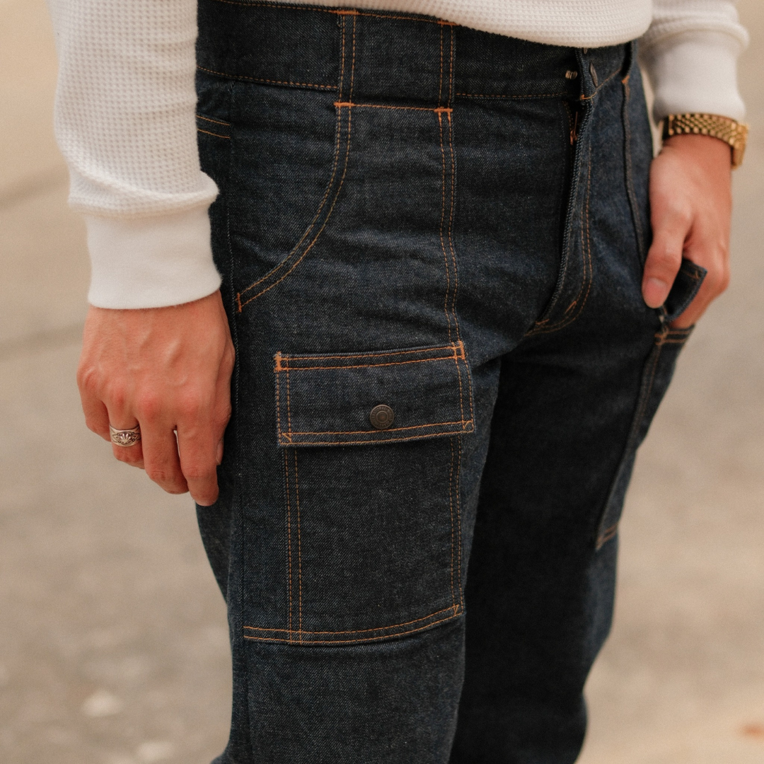 TCB JEANS 70S BUSH PANTS - INDIGO