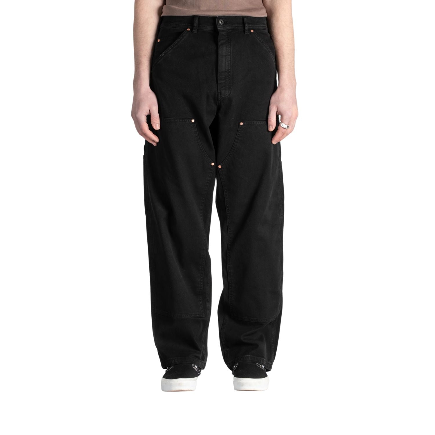 Stan Ray Double Knee Pant — Washed Black Duck — view 2