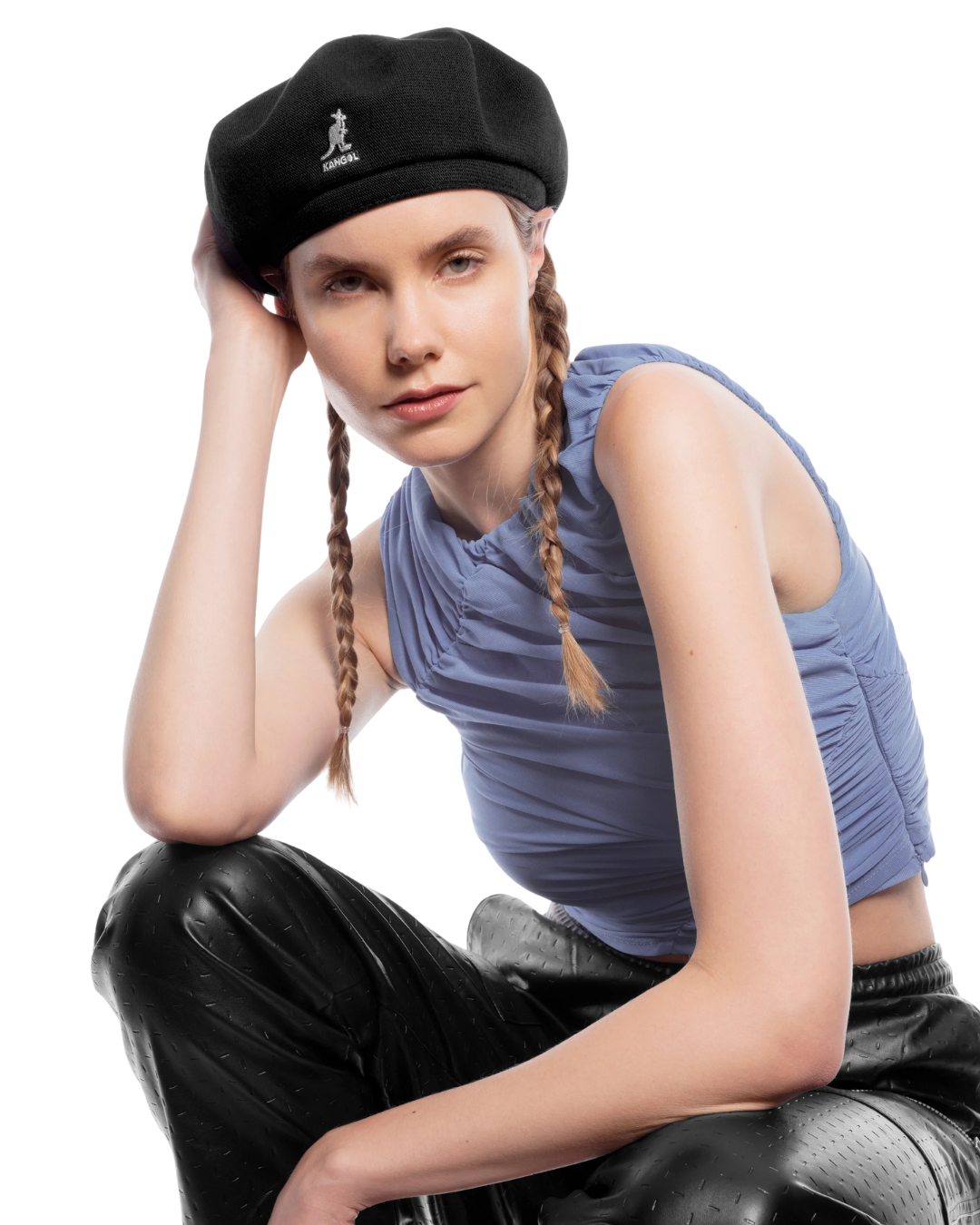 KANGOL - Bamboo Jax Beret - BLACK