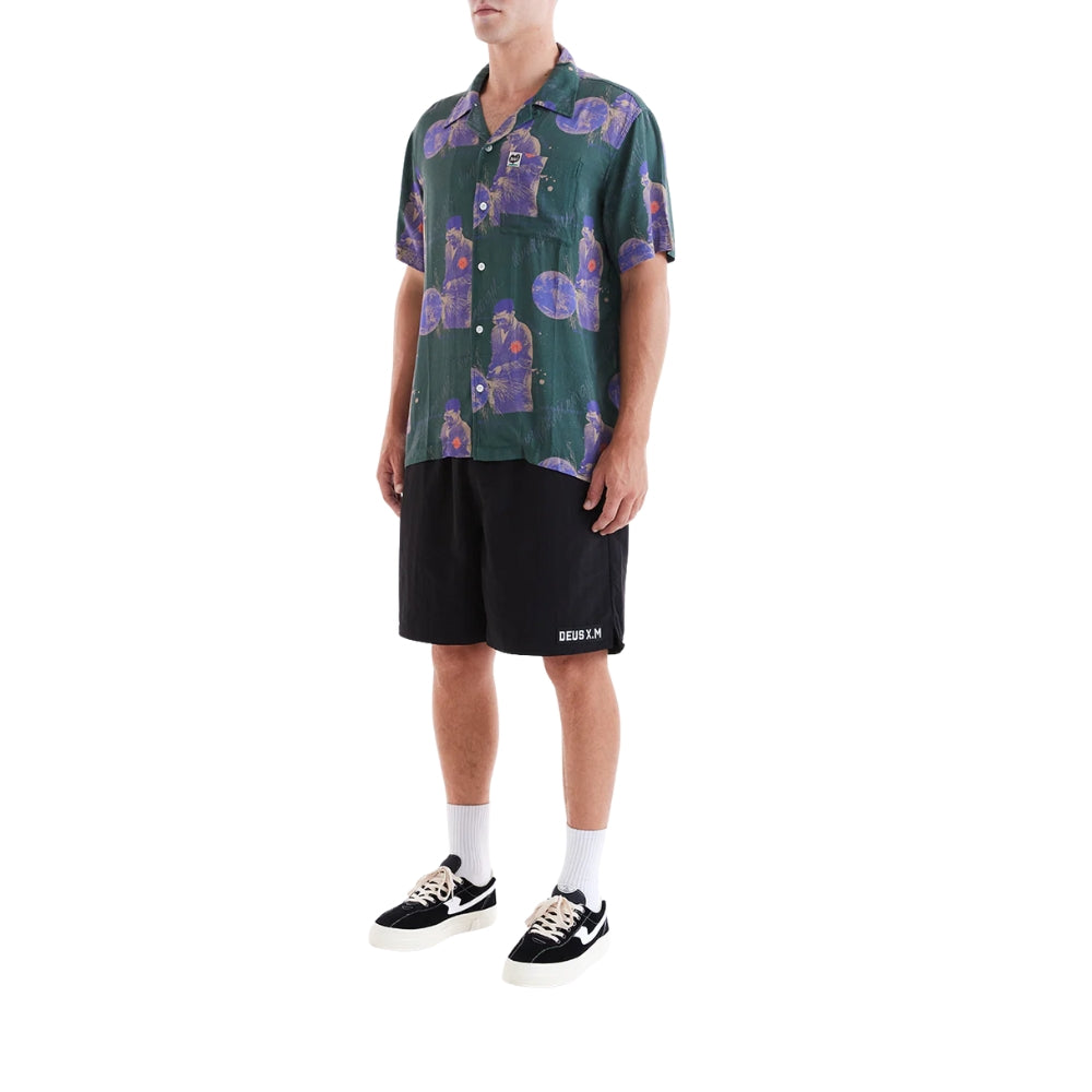 DEUS EX MACHINA WELDWIDE SHIRT - TREK GREEN