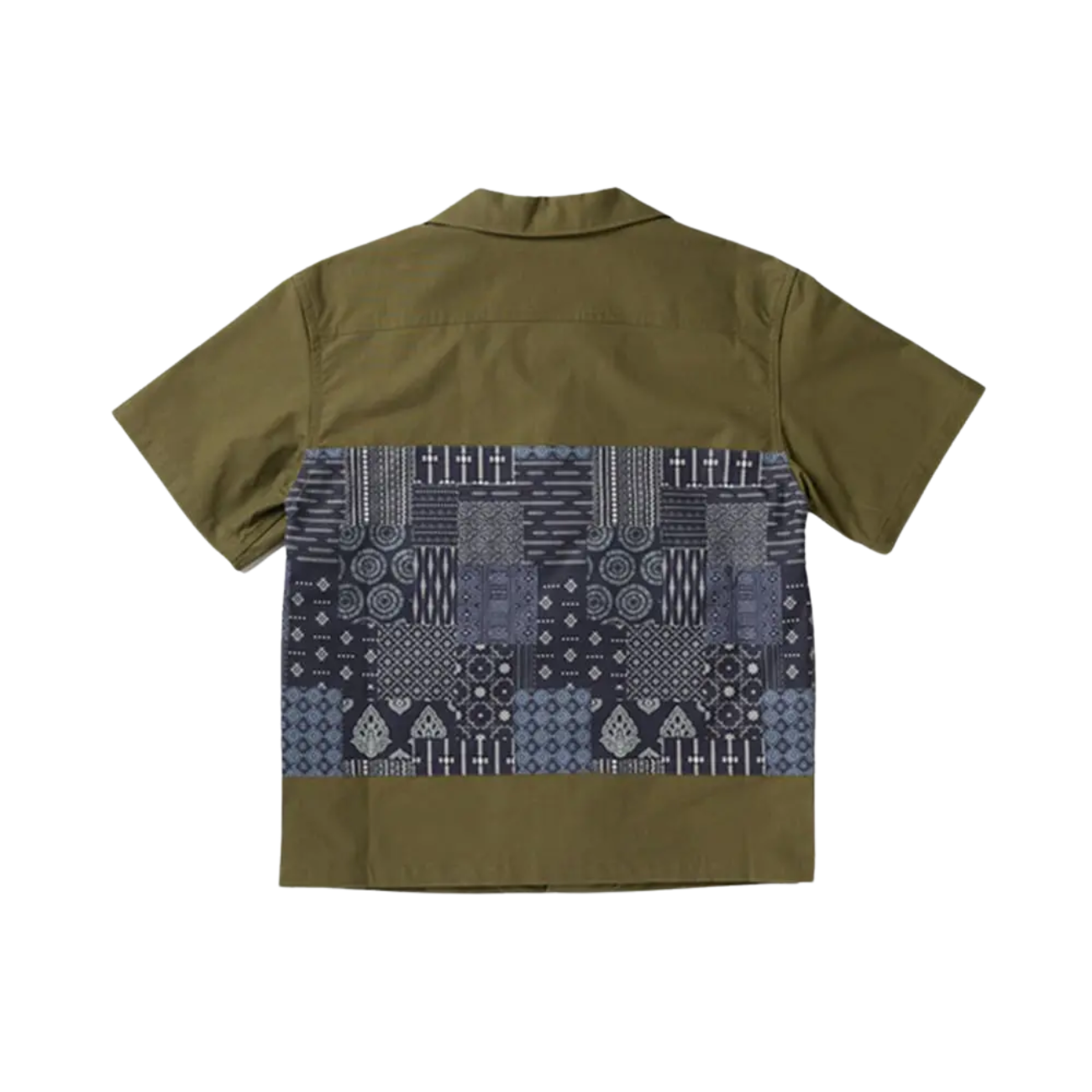 UNION LABS PATCH UP P43 S/S SHIRT - OLIVE